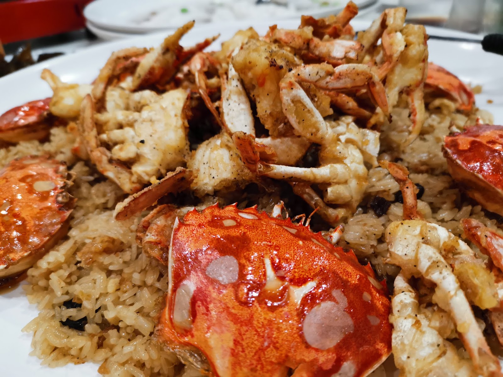 基隆港海產樓螃蟹油飯
